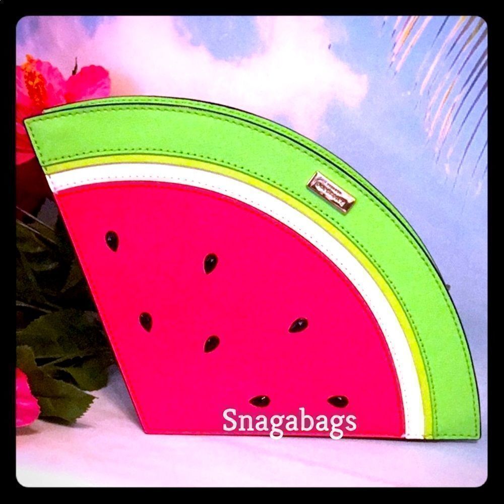 KATE SPADE WATERMELON CLUTCH PURSE - Picture 5 of 10